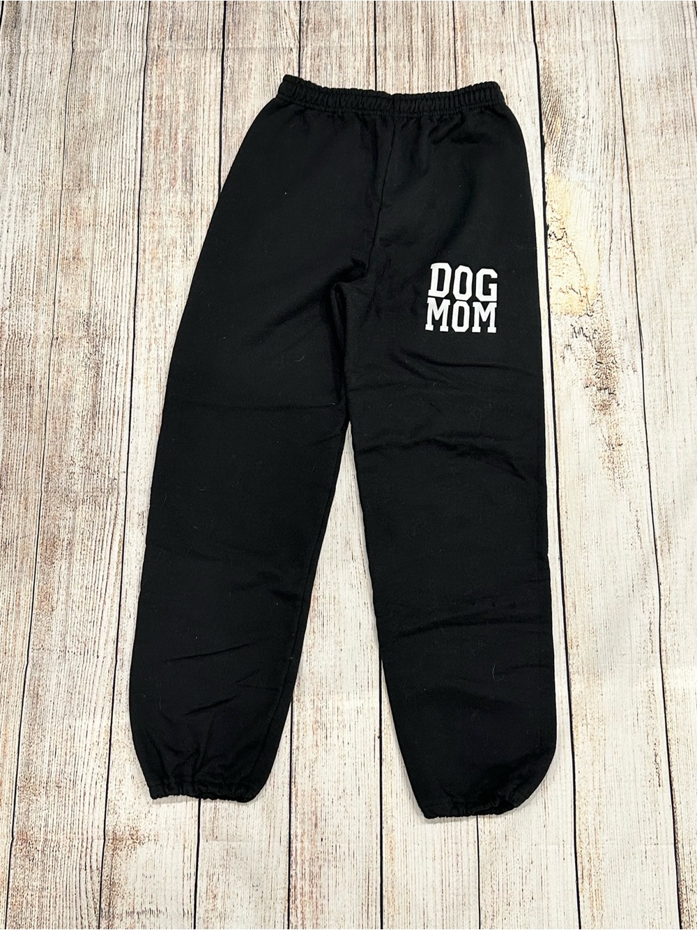 EUC Unisex Black DOG MOM Sweatpants in Size Medium